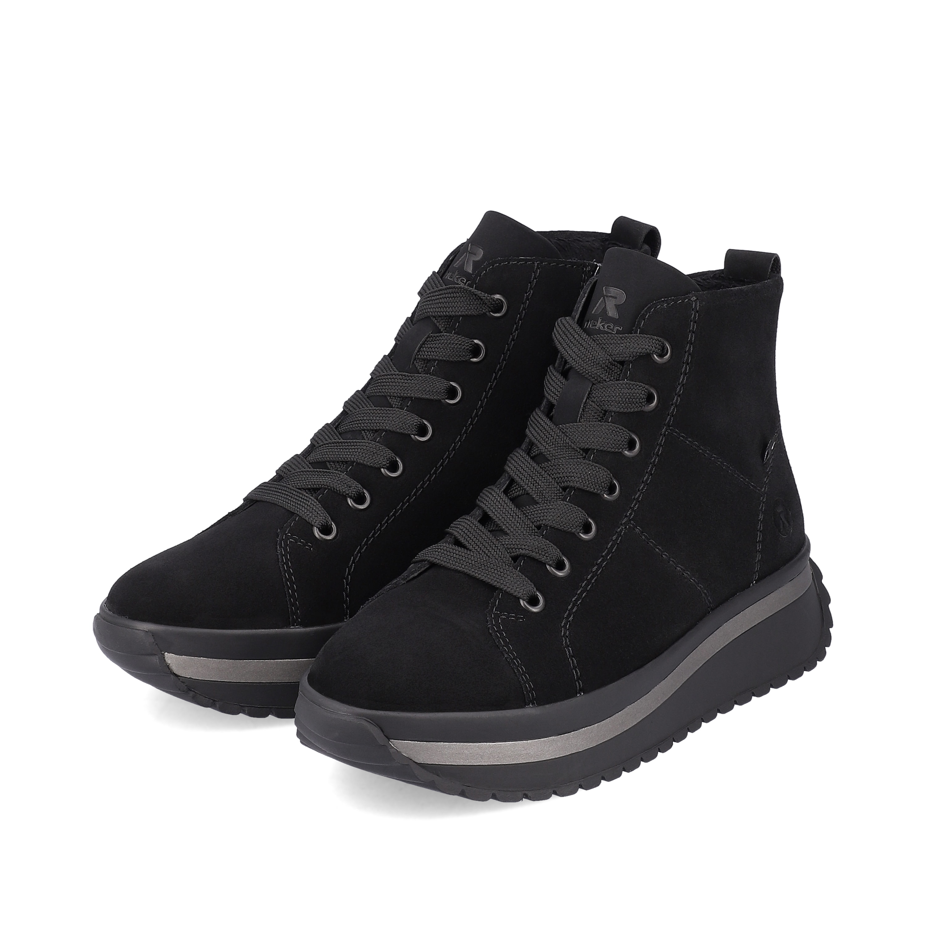 Rieker Damen Sneaker High deep black