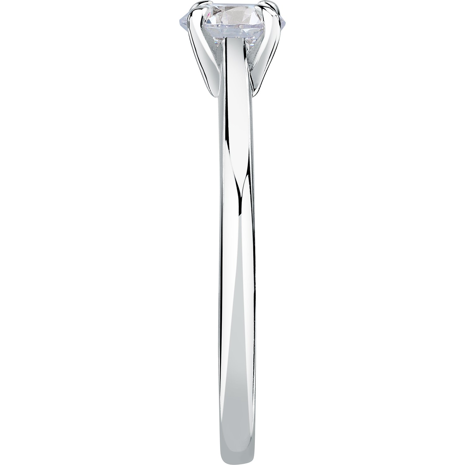 Levende diamantbagues eller blanc