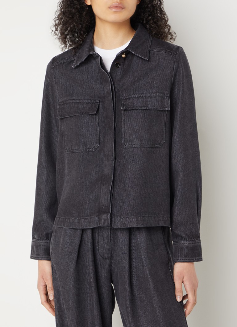 Sessùn Guggen lyocell overshirt with chest pockets