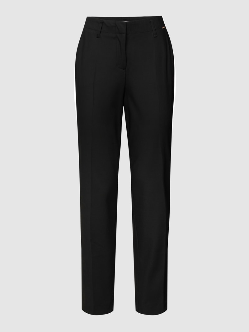 Hose mit Strukturmuster Modell 'Cihamelin' in schwarz