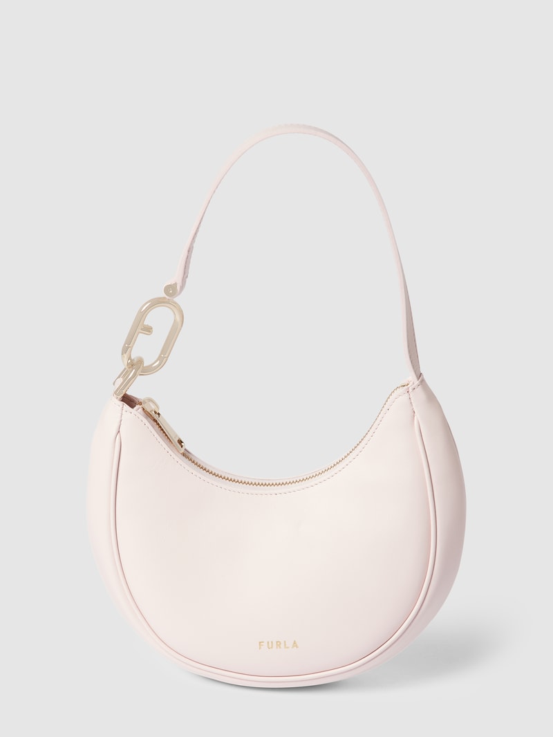 Hobo Bag mit Label-Detail Modell 'FURLA PRIMAVERA' in hellrosa