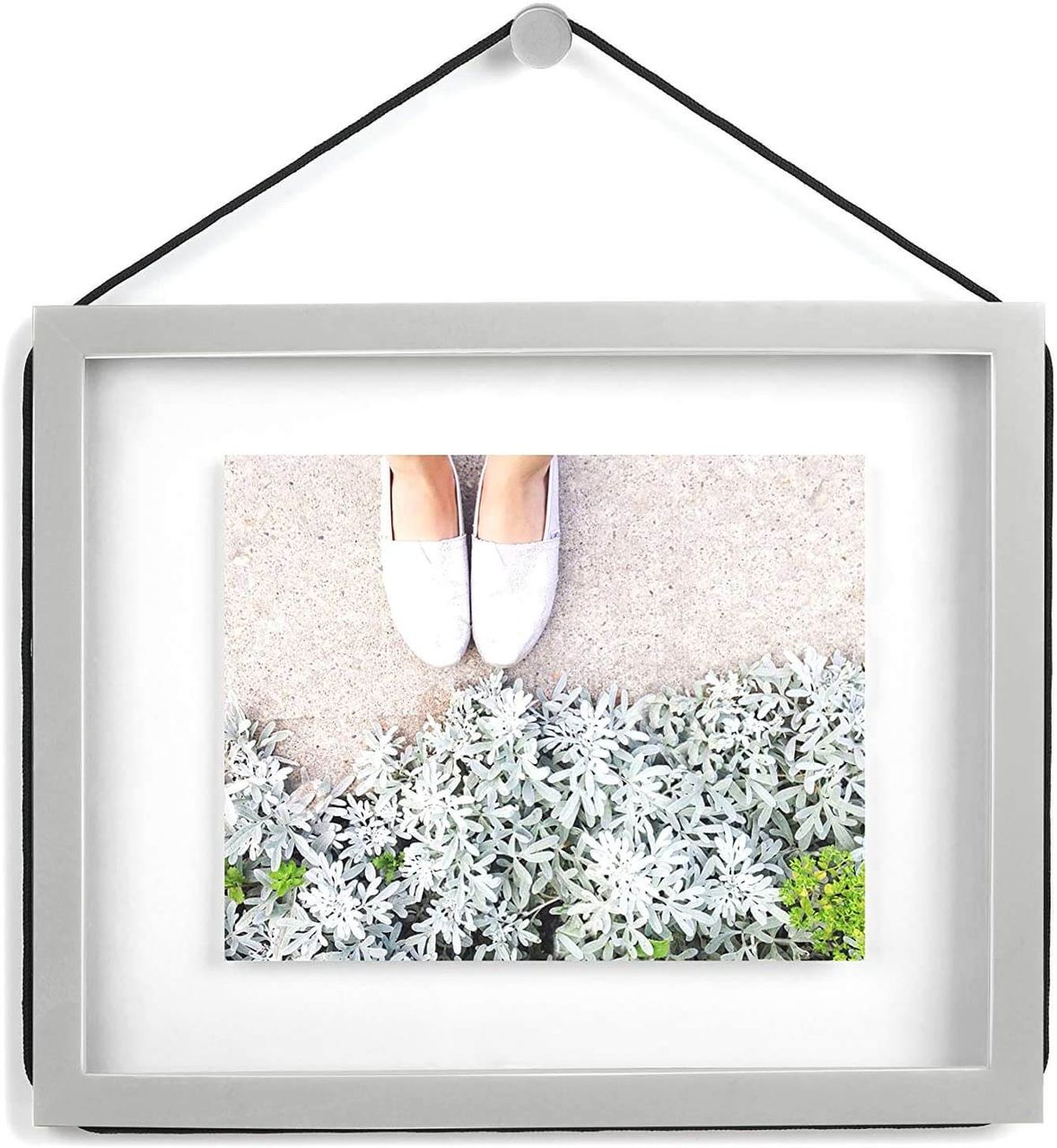 trends4cents Umbra Corda 311201-918 Fotorahmen, 27,9 x 35,6 cm, 20,3 x 25,4 cm, Grau Bilderrahmen