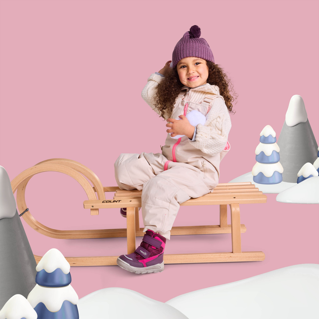 MARS - Rot/Pink Boots mit BOA® Drehverschluss