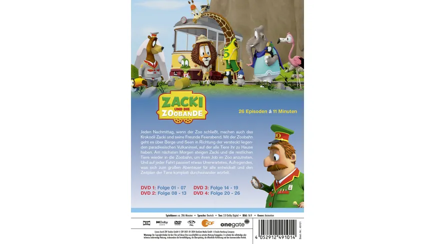 Zacki und die Zoobande - Die komplette erste Staffel  [4 DVDs]