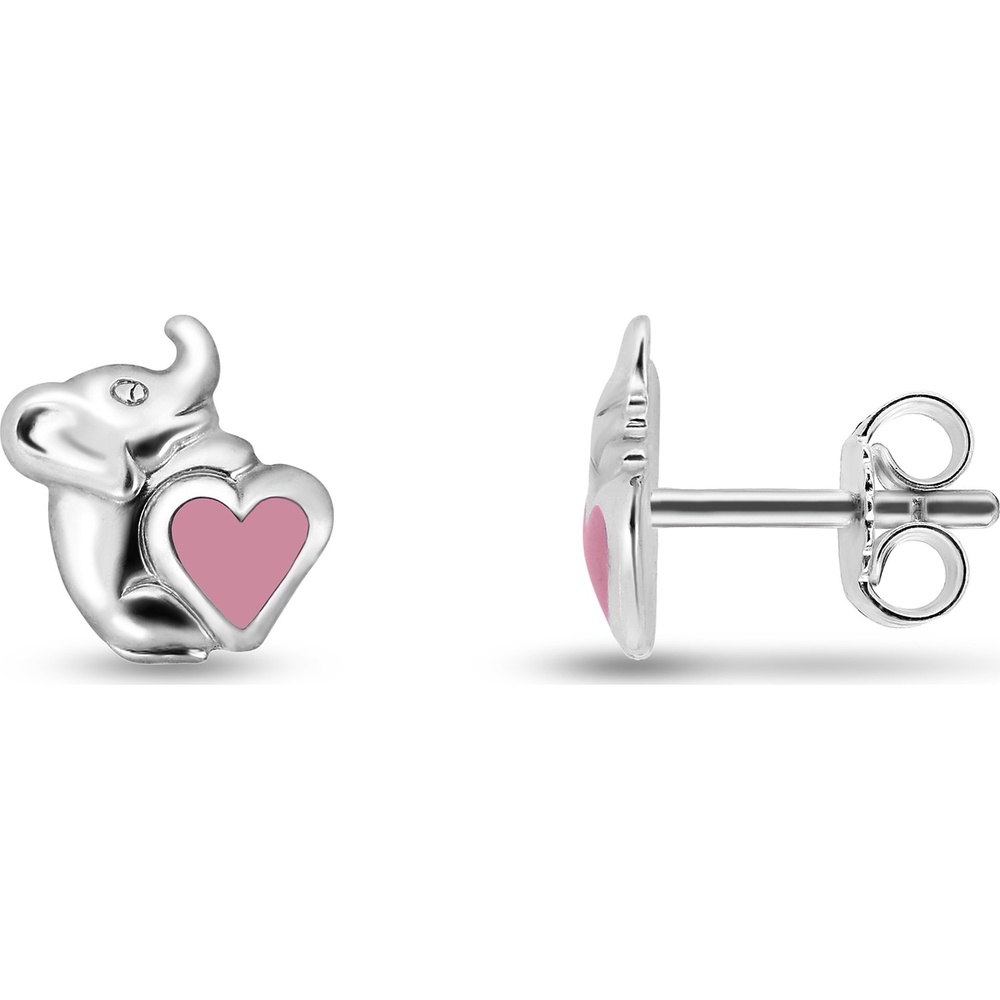 FAVS Boucles d'oreilles à fermoir à poussette 925 Argent Boucles d'oreilles
