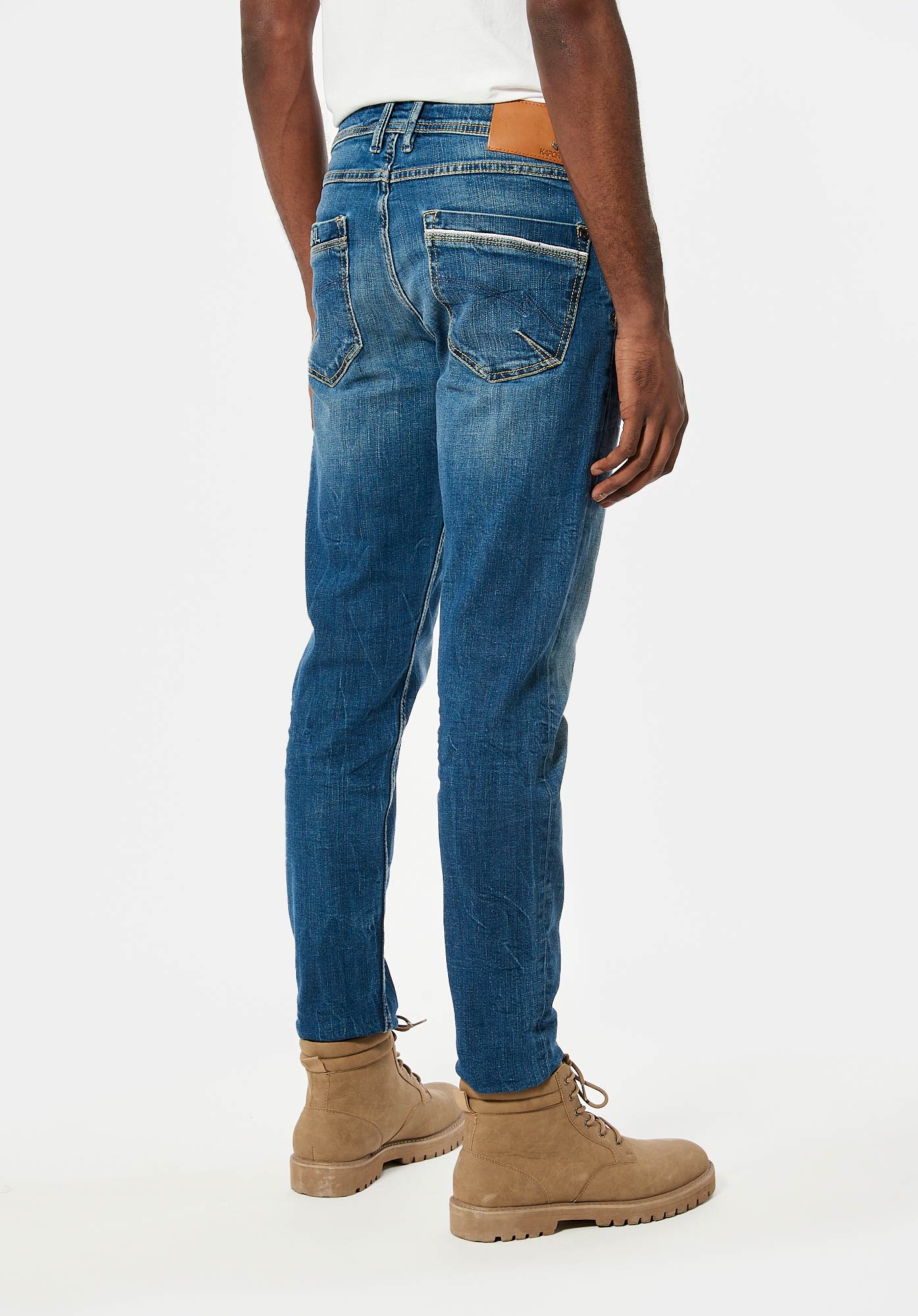 JOKER  Jean relaxed cropped Homme
