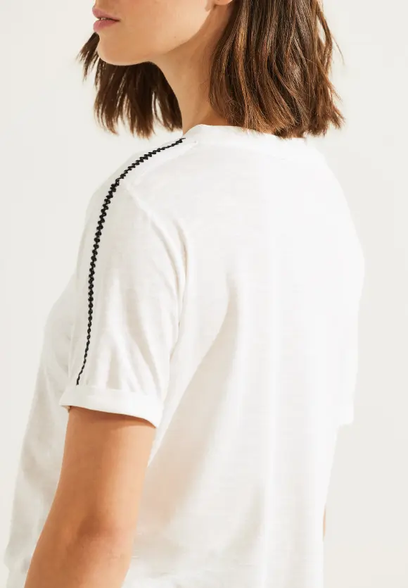CECIL Stickerei Halbarm Shirt