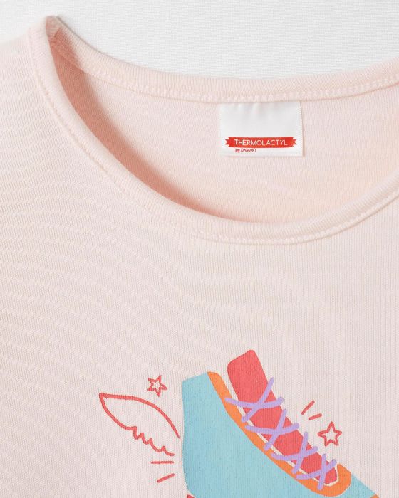 T-shirts mixte enfant sérigraphiés Thermolactyl