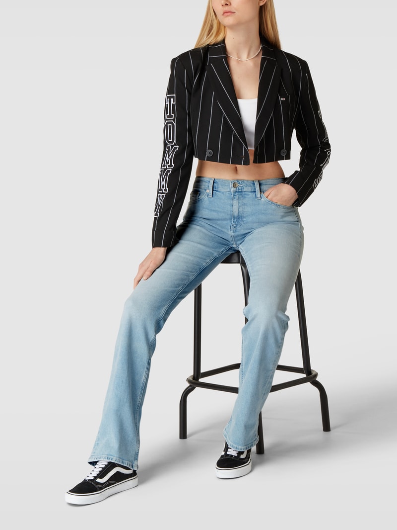 Bootcut Jeans mit 5-Pocket-Design Modell 'MADDIE' in hellblau