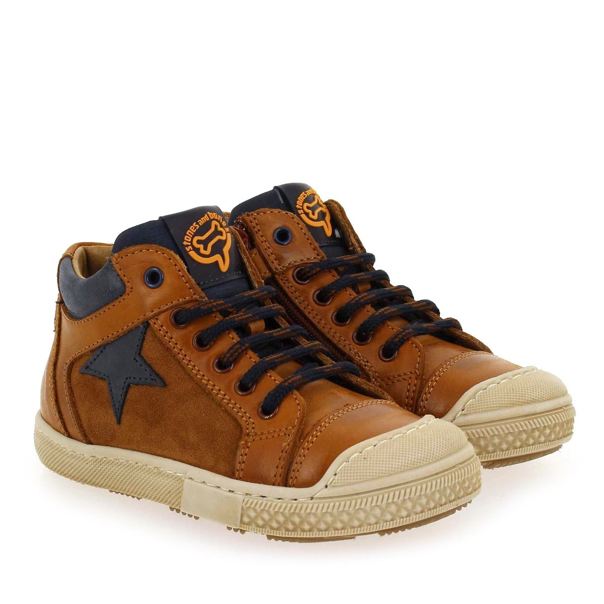 Stones and Bones  LENT - cognac navy