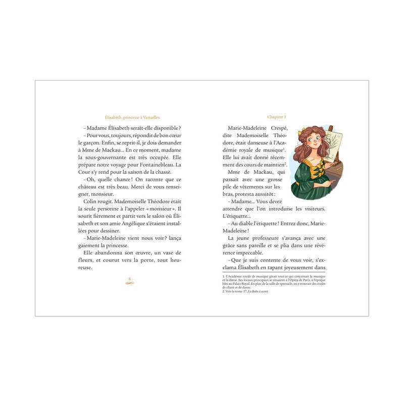 Livre Elisabeth, princesses à Versailles T18 - Albin Michel jeunesse