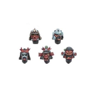 Cyber Samurai Heads (10)