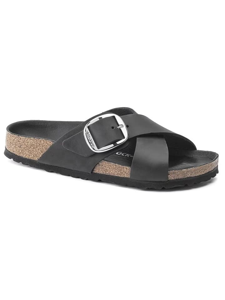 Birkenstock Leder-Pantoletten 