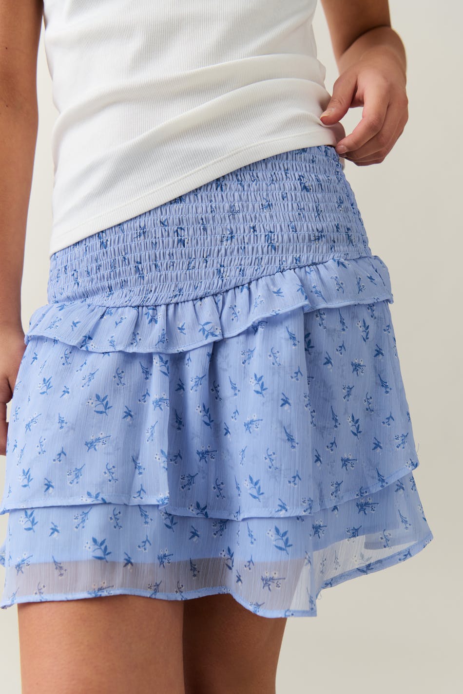 Y frill skirt