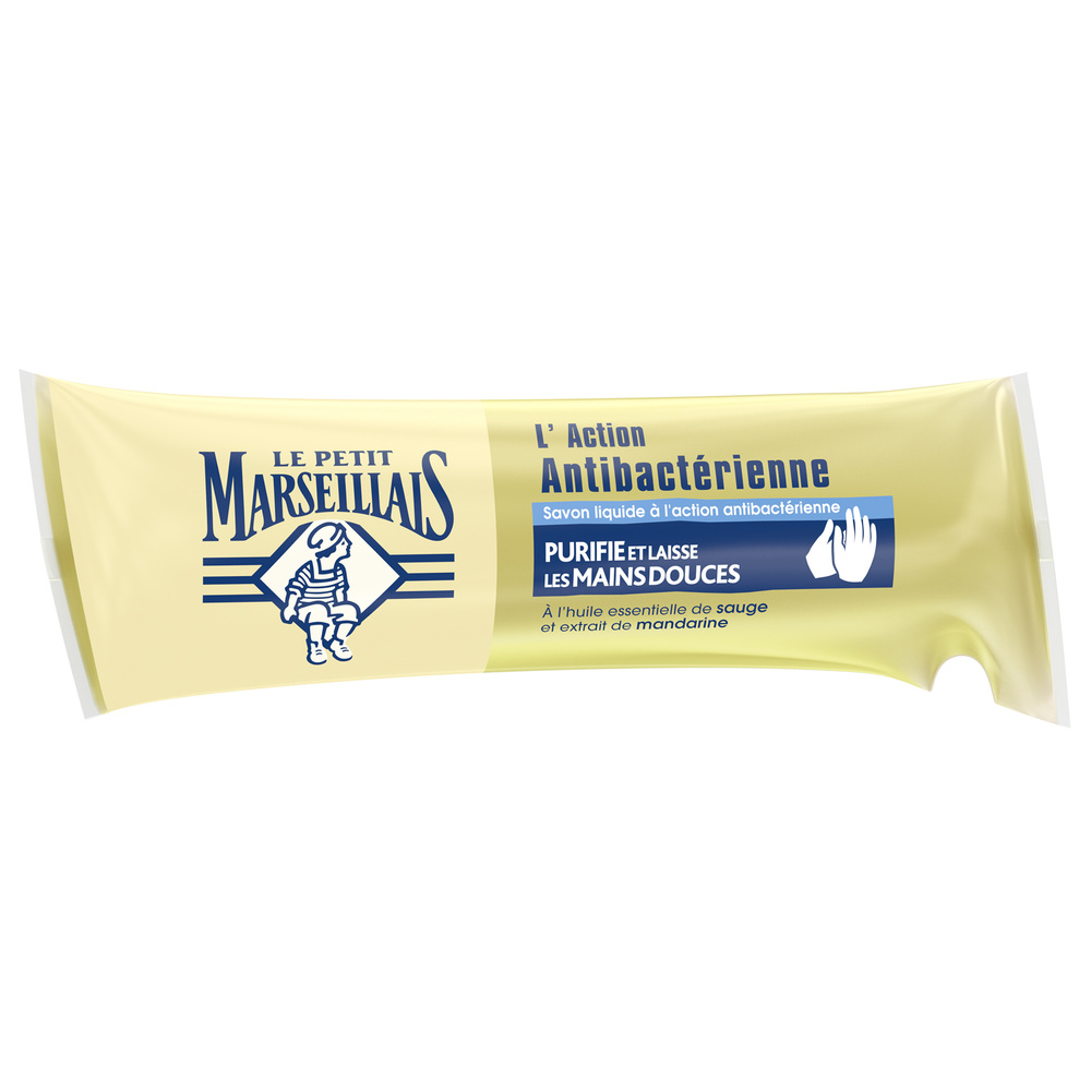 le petit marseillais SAVON LIQUIDE  ANTIBAC. SAUGE MANDARINEBERL 250ML Savon