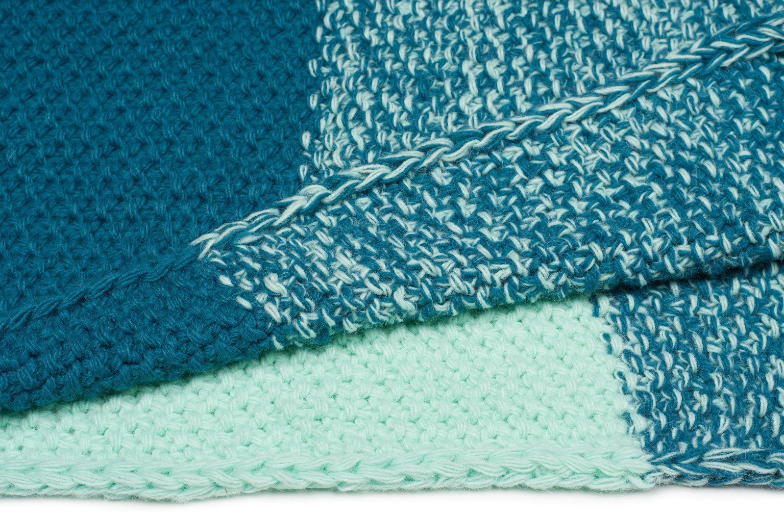 styleBREAKER Strickschal, (1-St), 2-Farbiges Ombré Strick Loop