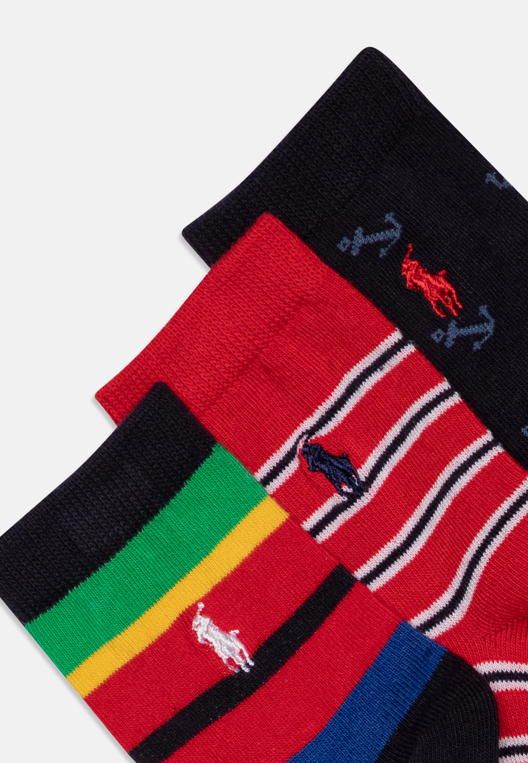 Calcetines Polo Ralph Lauren American Crew Unisex Pack de 3