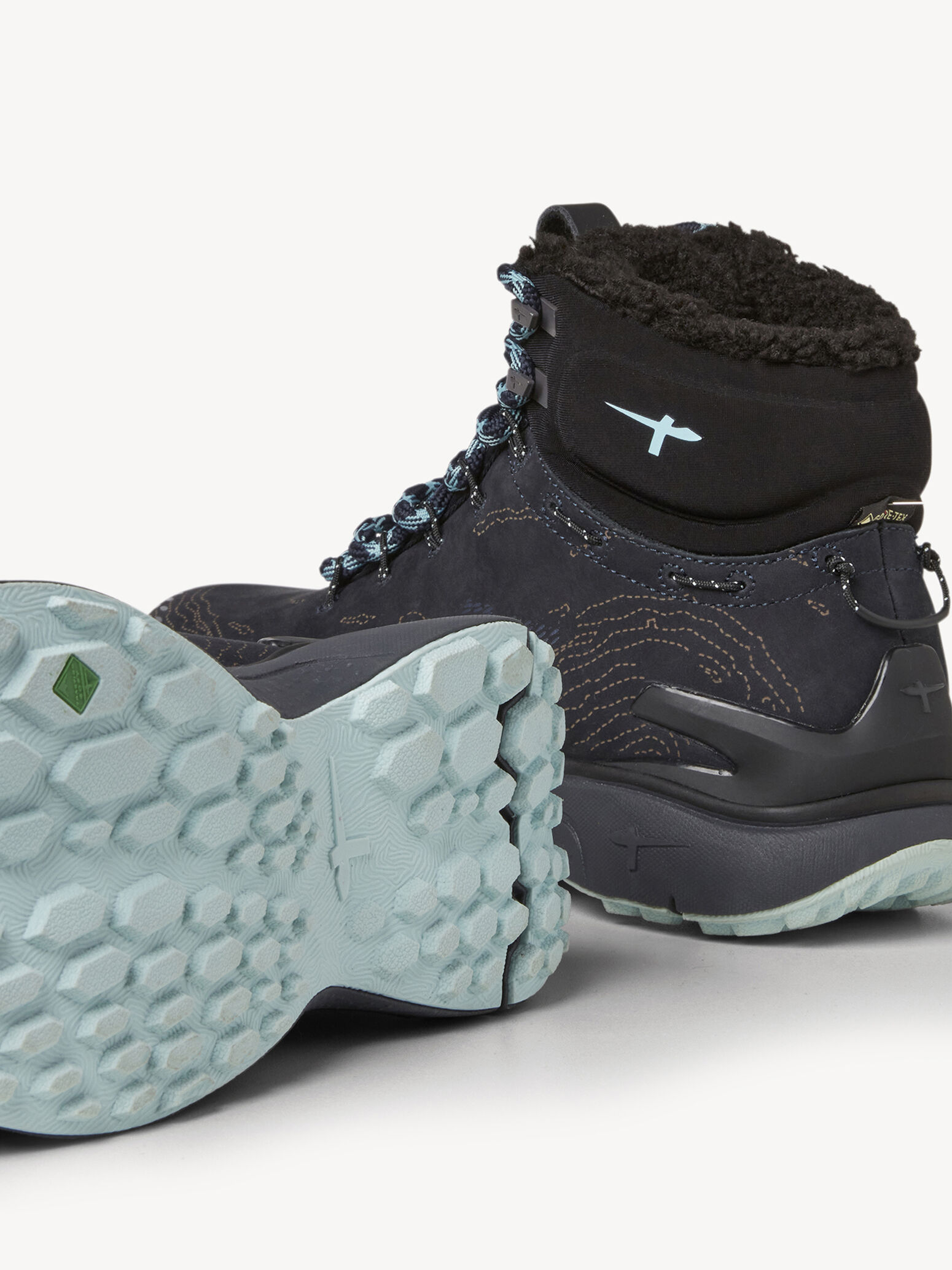 GORE-TEX Chaussure de randonnée W-0835 - bleu doublure chaude