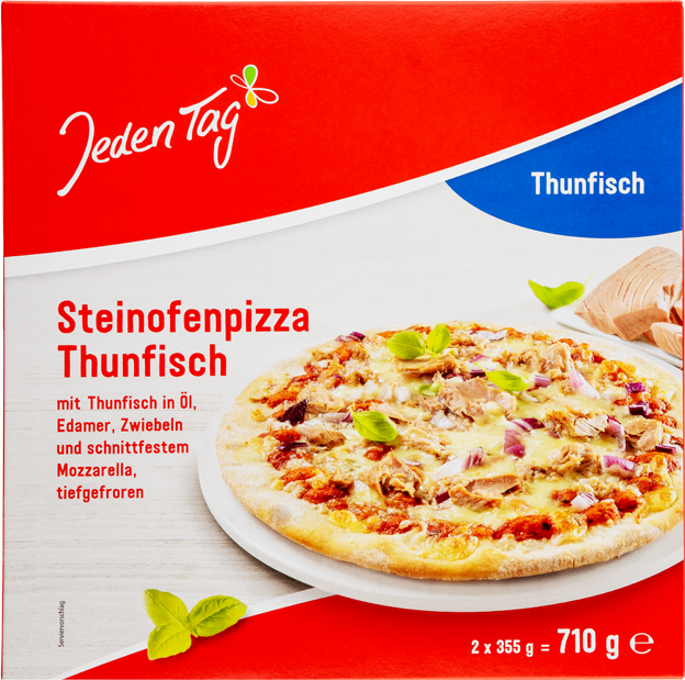 Jeden Tag Steinofenpizza Thunfisch