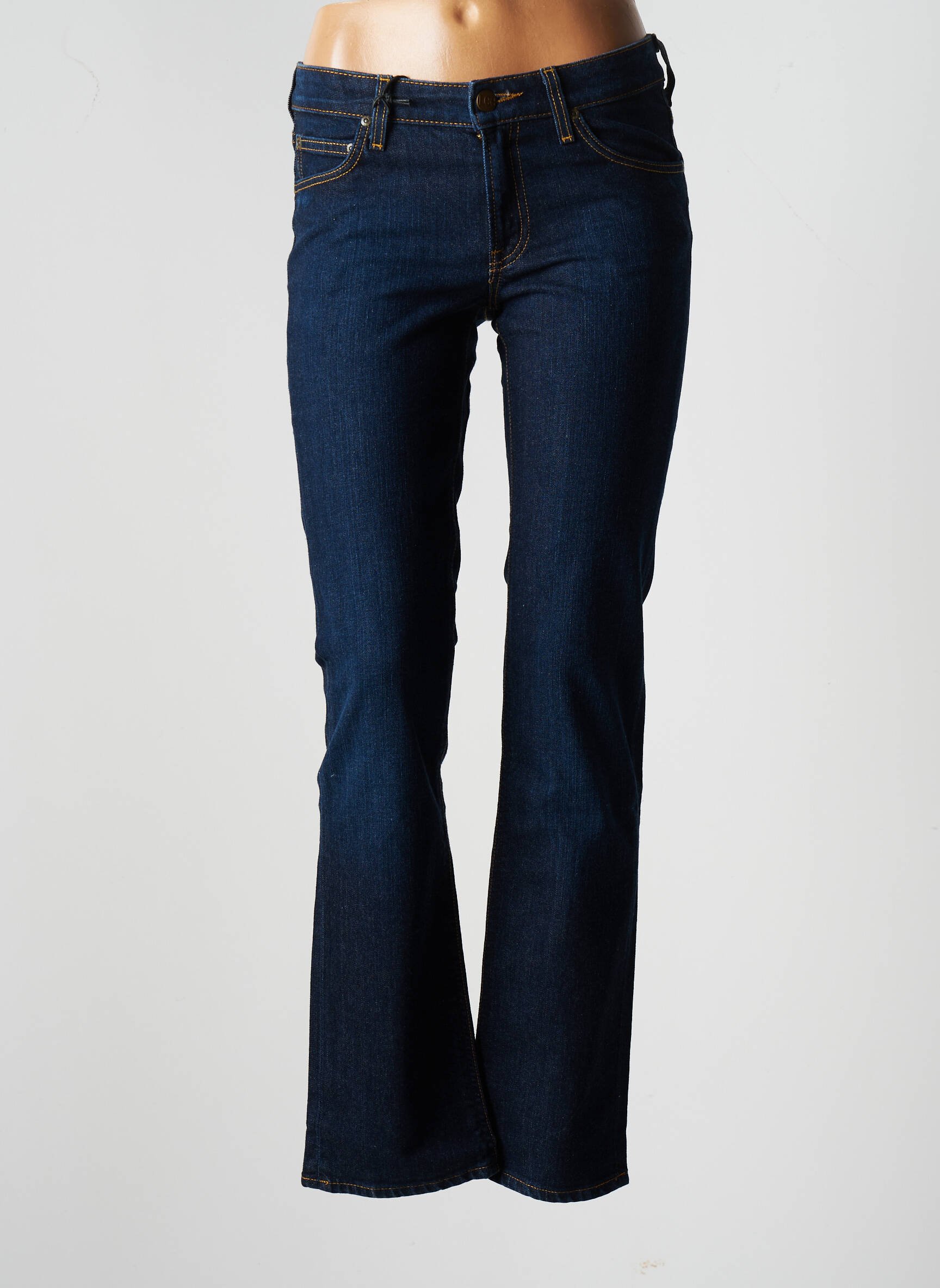 Lee Jeans Coupe Droite Femme couleur bleu