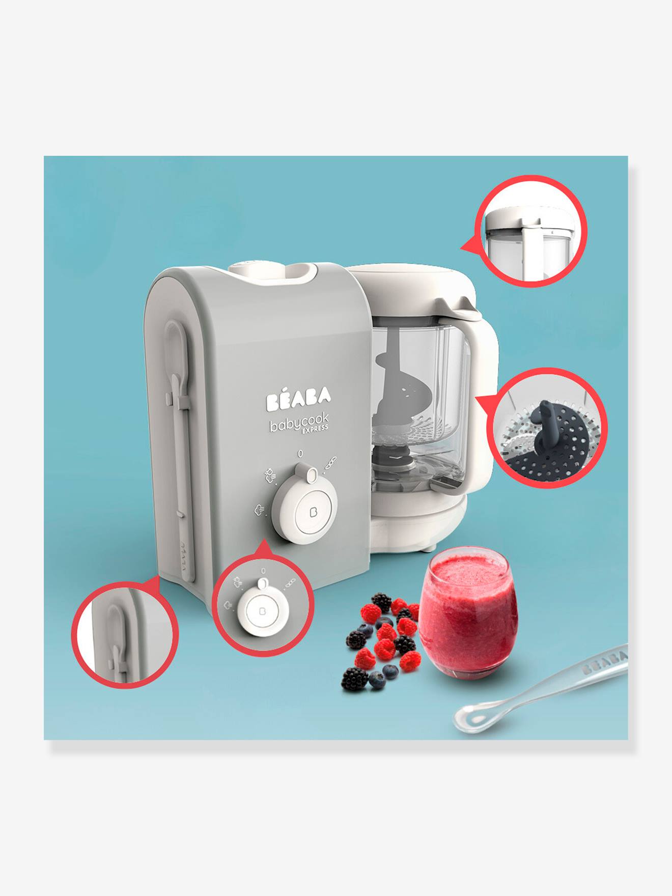 Babycook Express BEABA bleu baltique d'argile