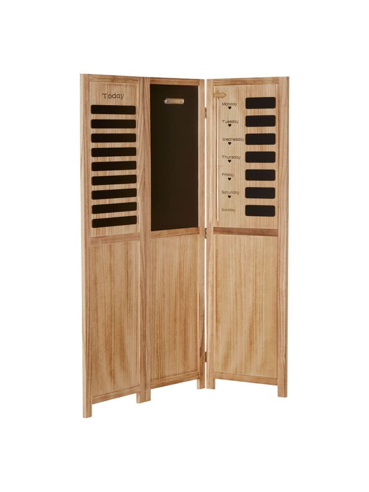 Homestyle4u 3-tlg. Paravent in Braun 120x170 günstig kaufen onesize
