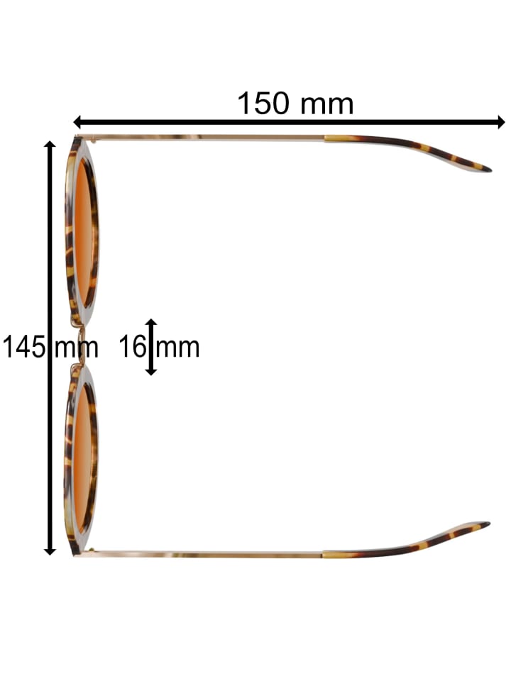 BEZLIT Damen Sonnenbrille in Braun Leopard günstig kaufen onesize