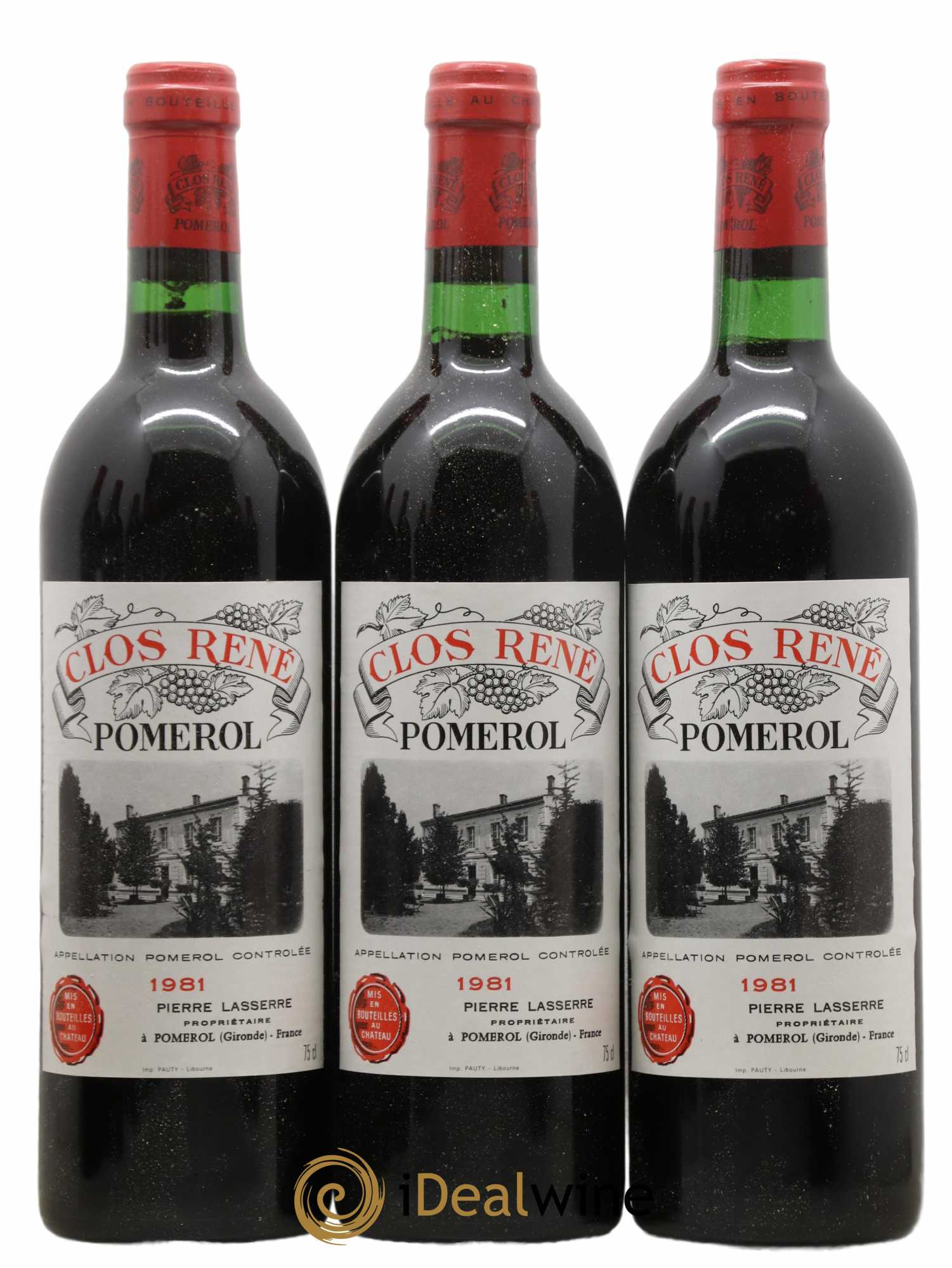 Clos René  1981 - Lot de 12 Bouteilles