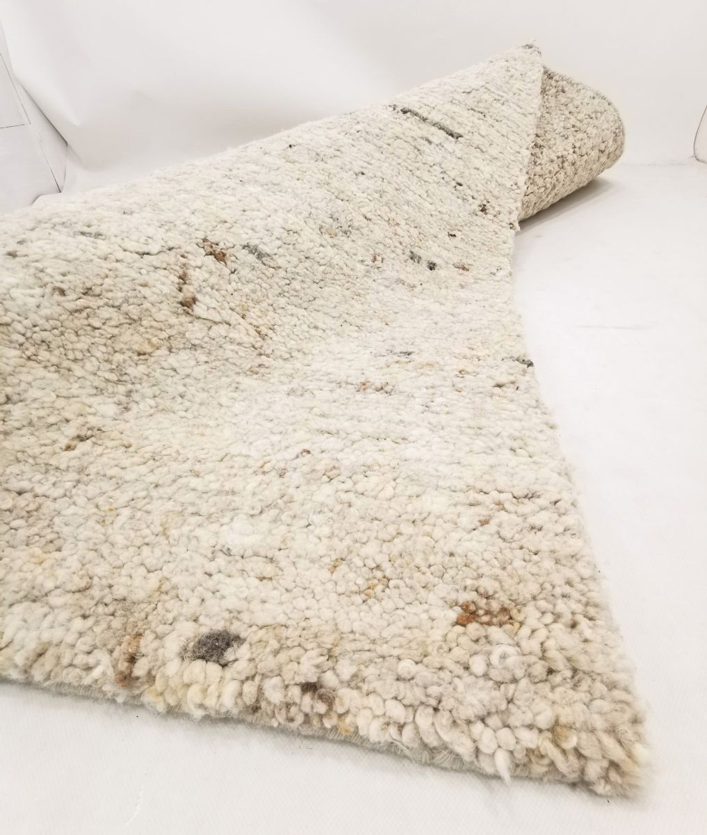 Teppich aus Indien Zara Uni Beige 140 x 200 cm