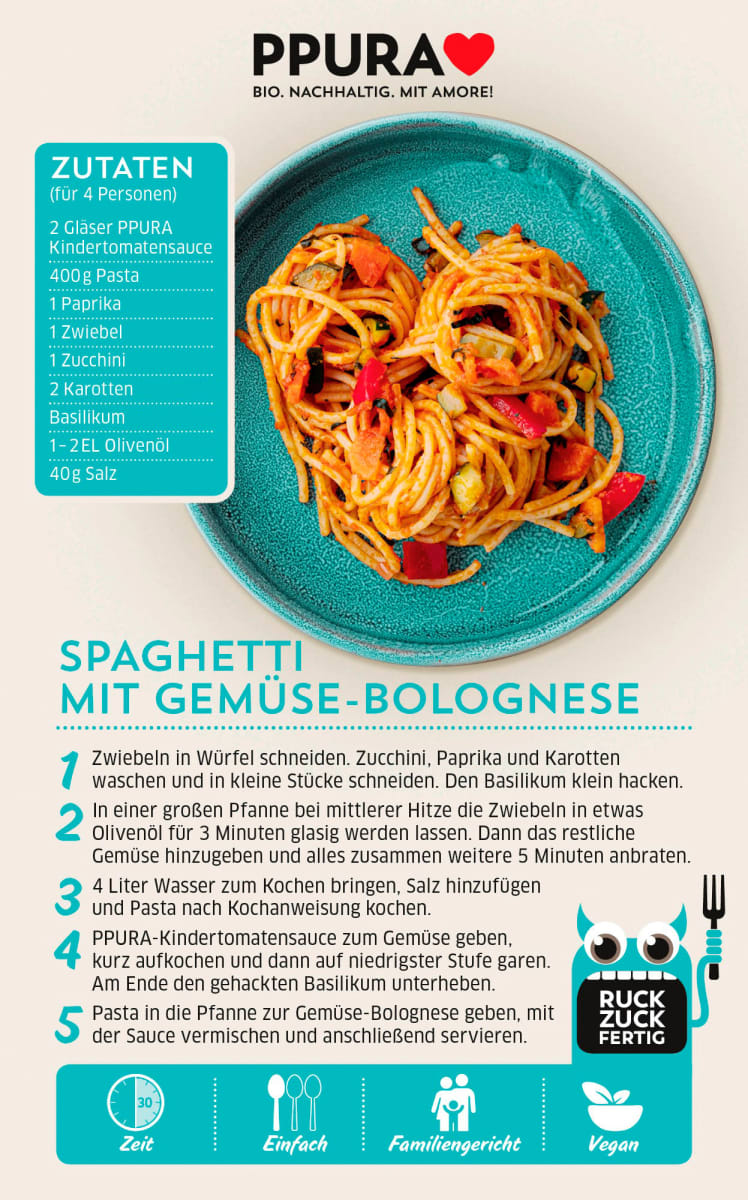 Tomatensoße, Kinder, 340 g