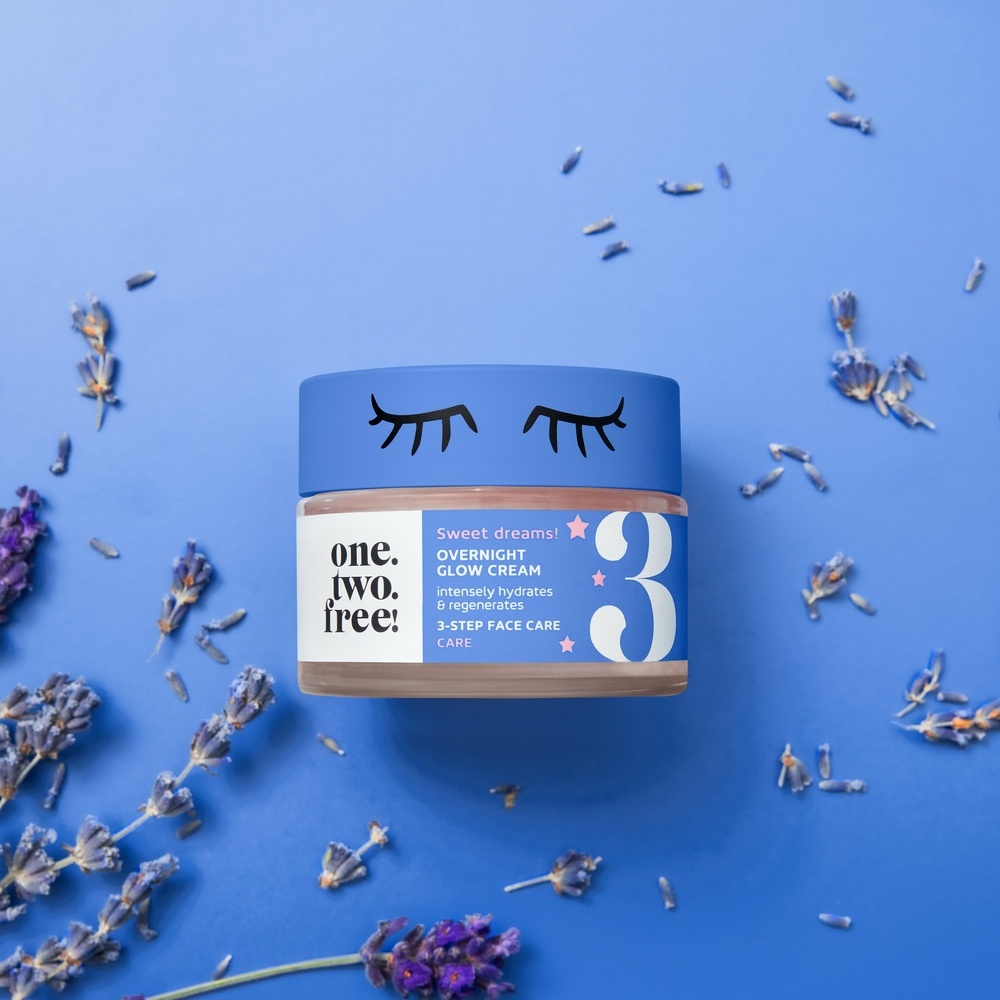 one.two.free! Overnight Glow Cream Crème de nuit Eclat