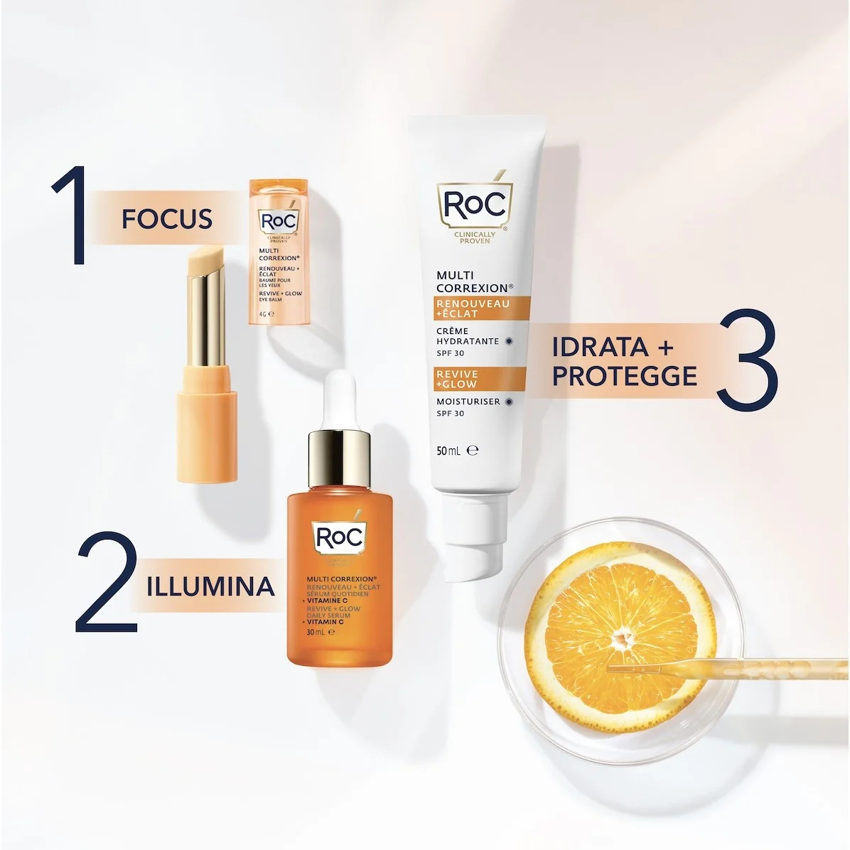 Multi Correxion Revive + Glow SPF30 - Crema hidratante de día, tratamientos protectores
