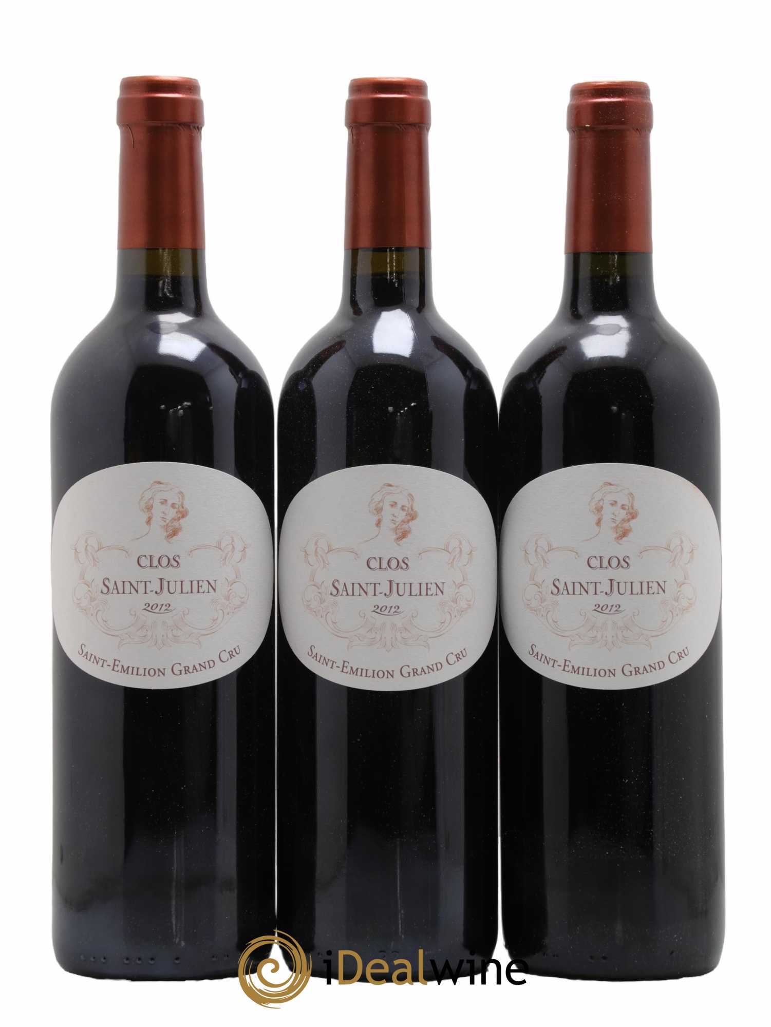 Saint-Émilion Grand Cru Clos Saint Julien 2012 - Lot de 6 Bouteilles