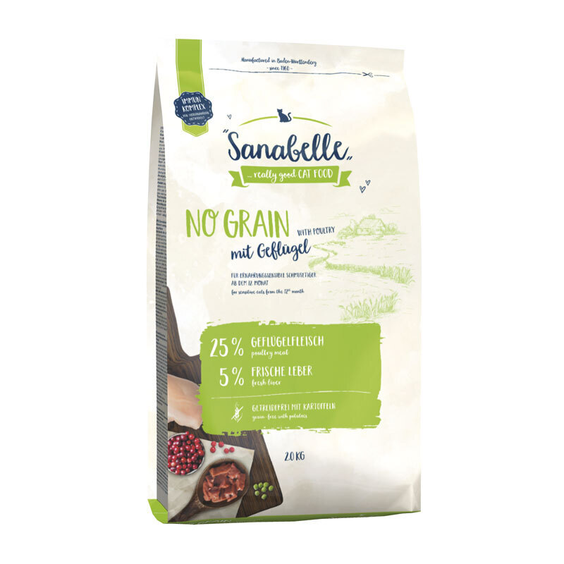 Sanabelle Trockenfutter Sanabelle No Grain Geflügel 2 kg