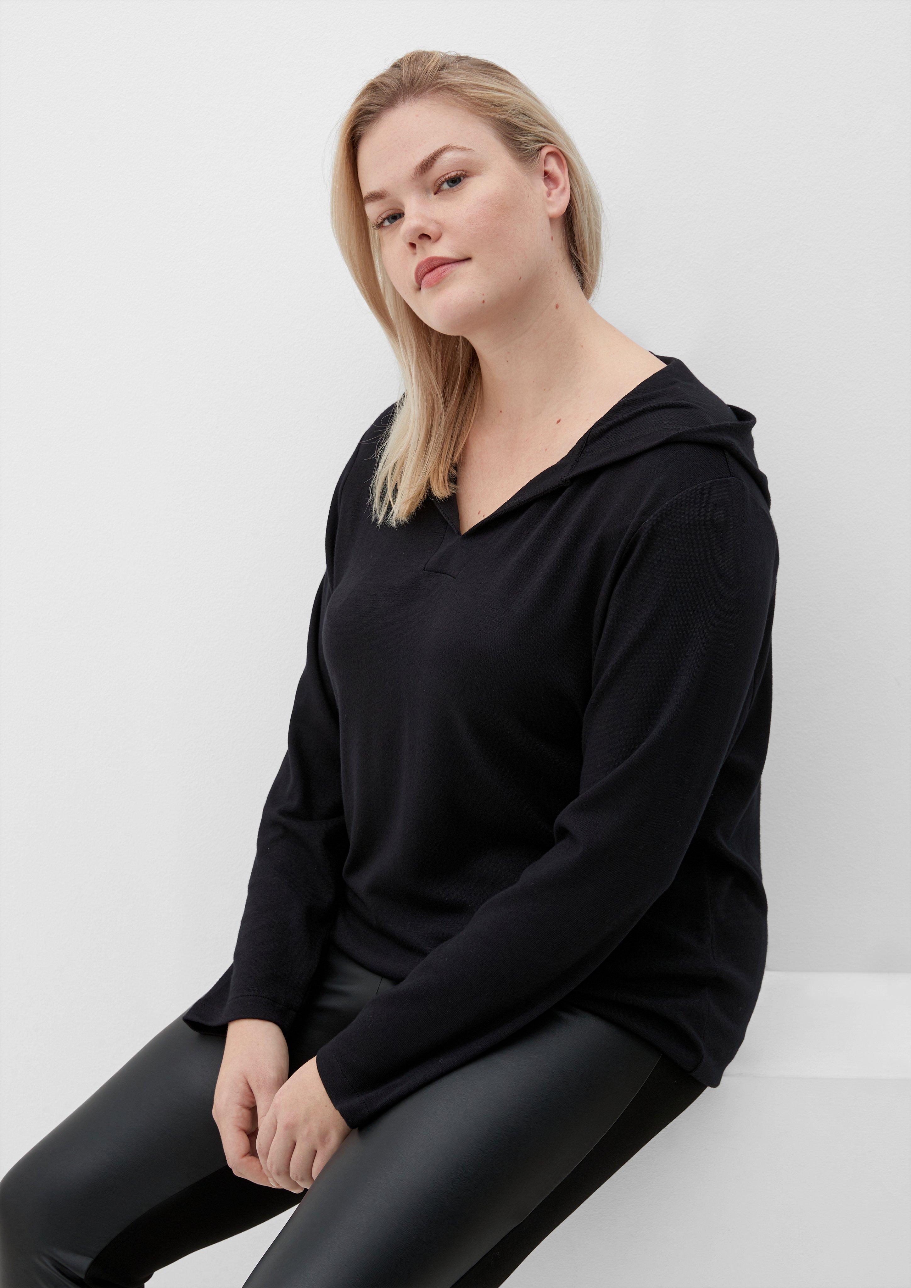 Hoodie mit V-Ausschnitt  2126001-9999