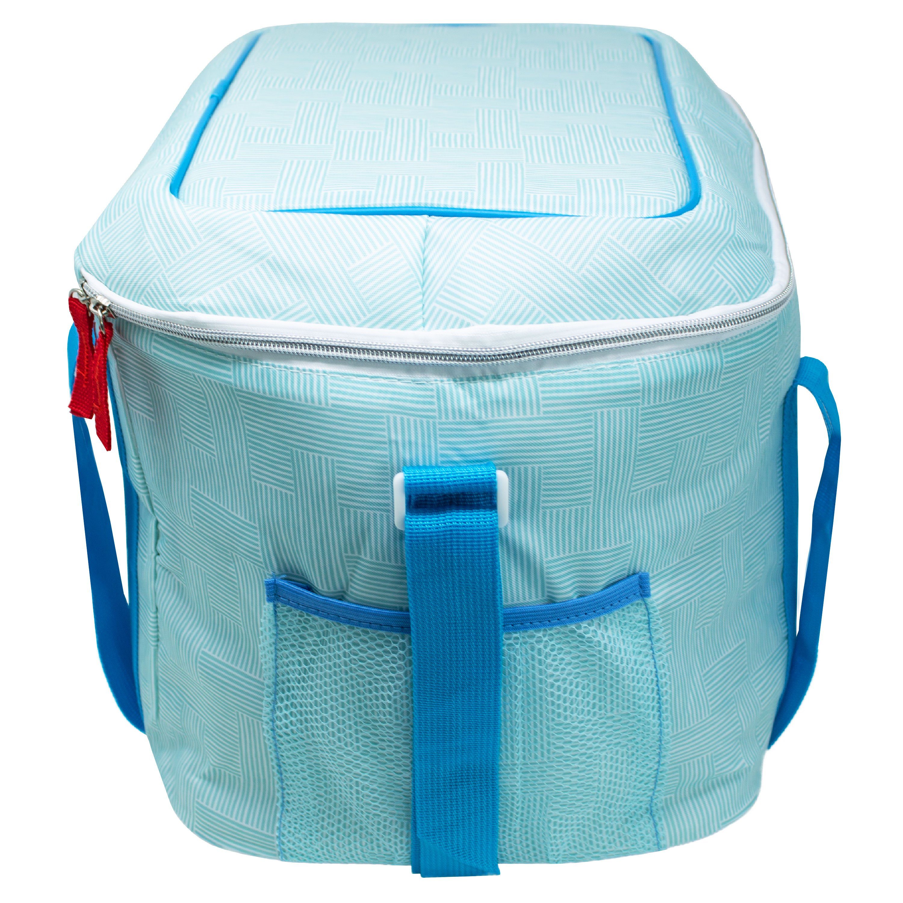 ToCi Kühltasche 25 Liter Kühltasche Thermotasche mit 8er-Set 200 ml Kühlakkus
