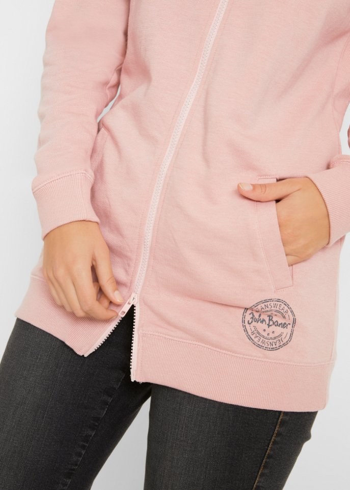 Long-Sweatjacke