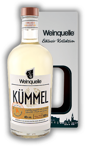Weinquelle Kümmel 0,5 Liter Weinquelle Kümmel 0,5 Liter Der hamburger Klassiker. 0,5	 Liter - Vol 40%