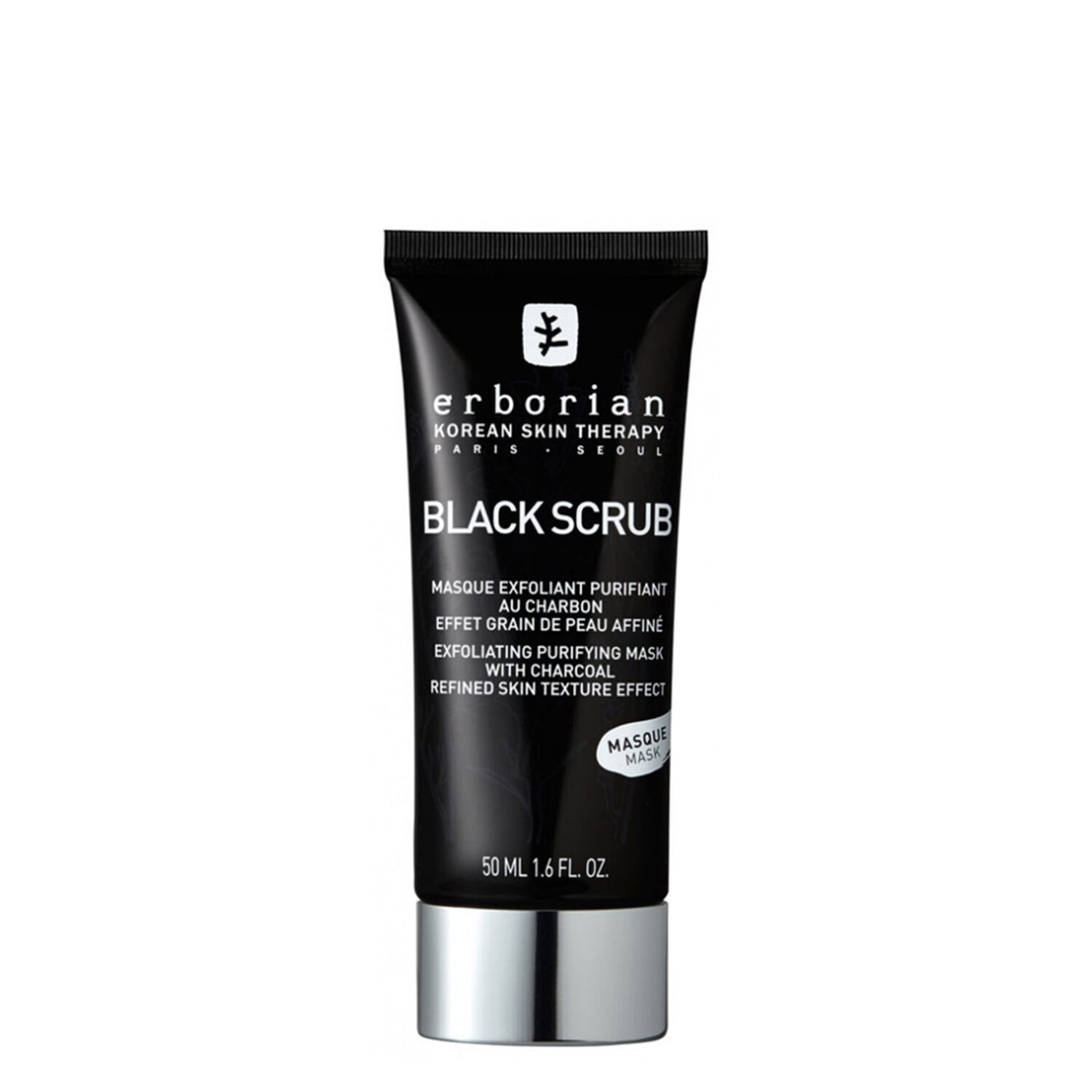 Erborian Black Scrub Masque Exfoliant Purifiant au Charbon 50 ml