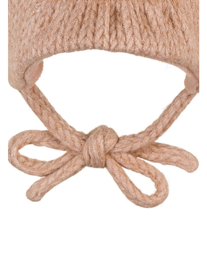 Sterntaler Fliegermütze Strickoptik in beige günstig kaufen