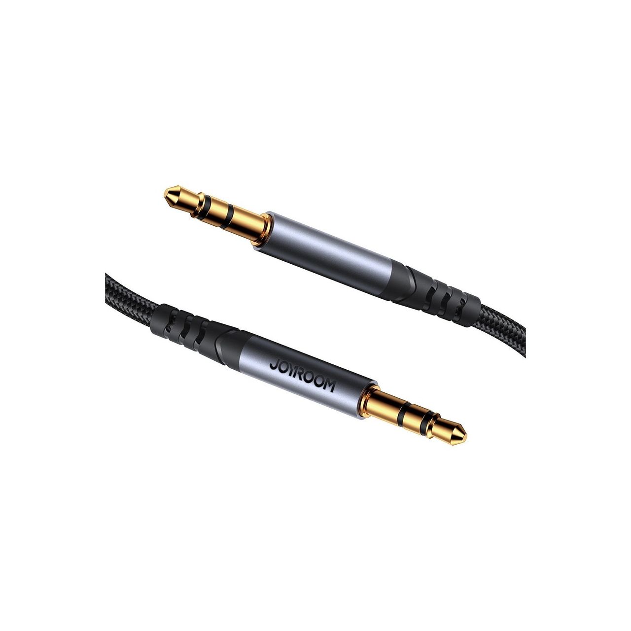 Joyroom Stereo-Audiokabel AUX 3,5 mm Miniklinke 1,2 m schwarz (SY-A08) AUX-Audio-Kabel