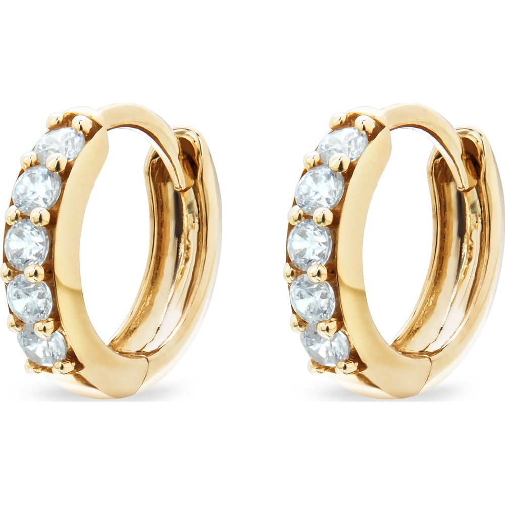 FAVS Créoles 375 Or jaune, 375 Or jaune Boucles d'oreilles