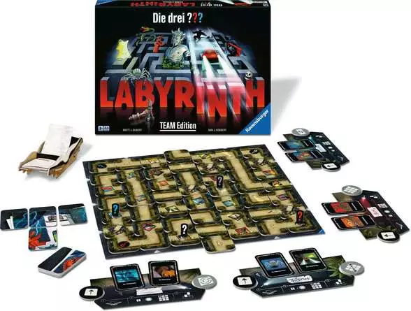 Die drei ??? Labyrinth - Team Edition - Spiel ab 8 Jahren