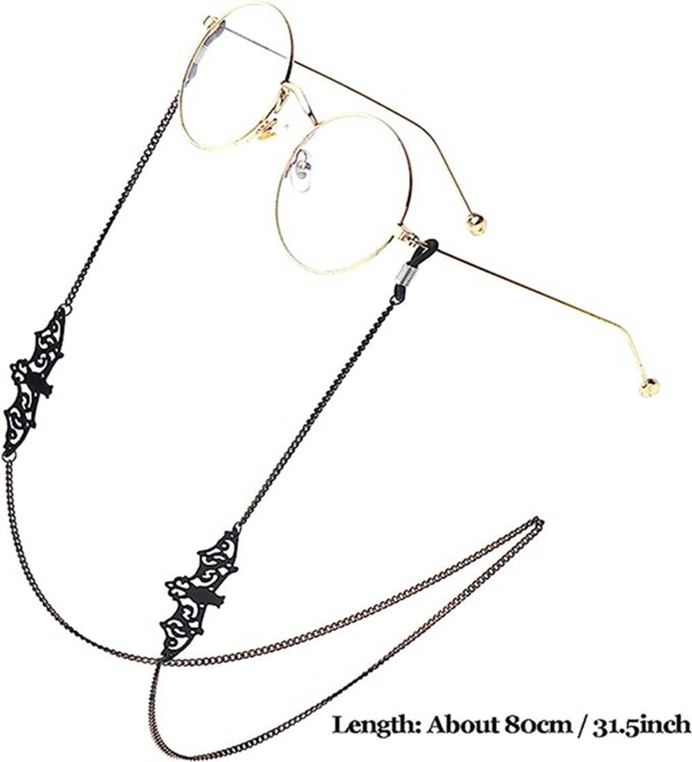 Ronner UG Brillenkette Brillenketten für Lesebrillen Fledermaus Brillen Kette