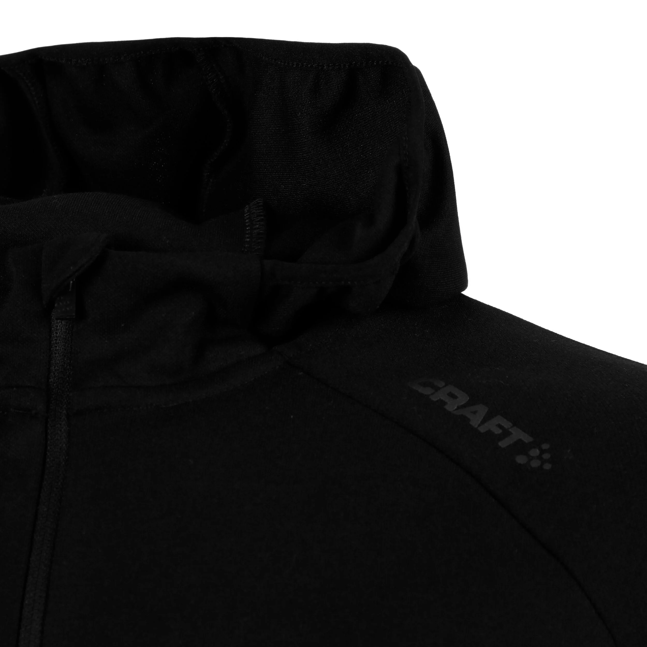 Full Zip Hoody Herren - Schwarz