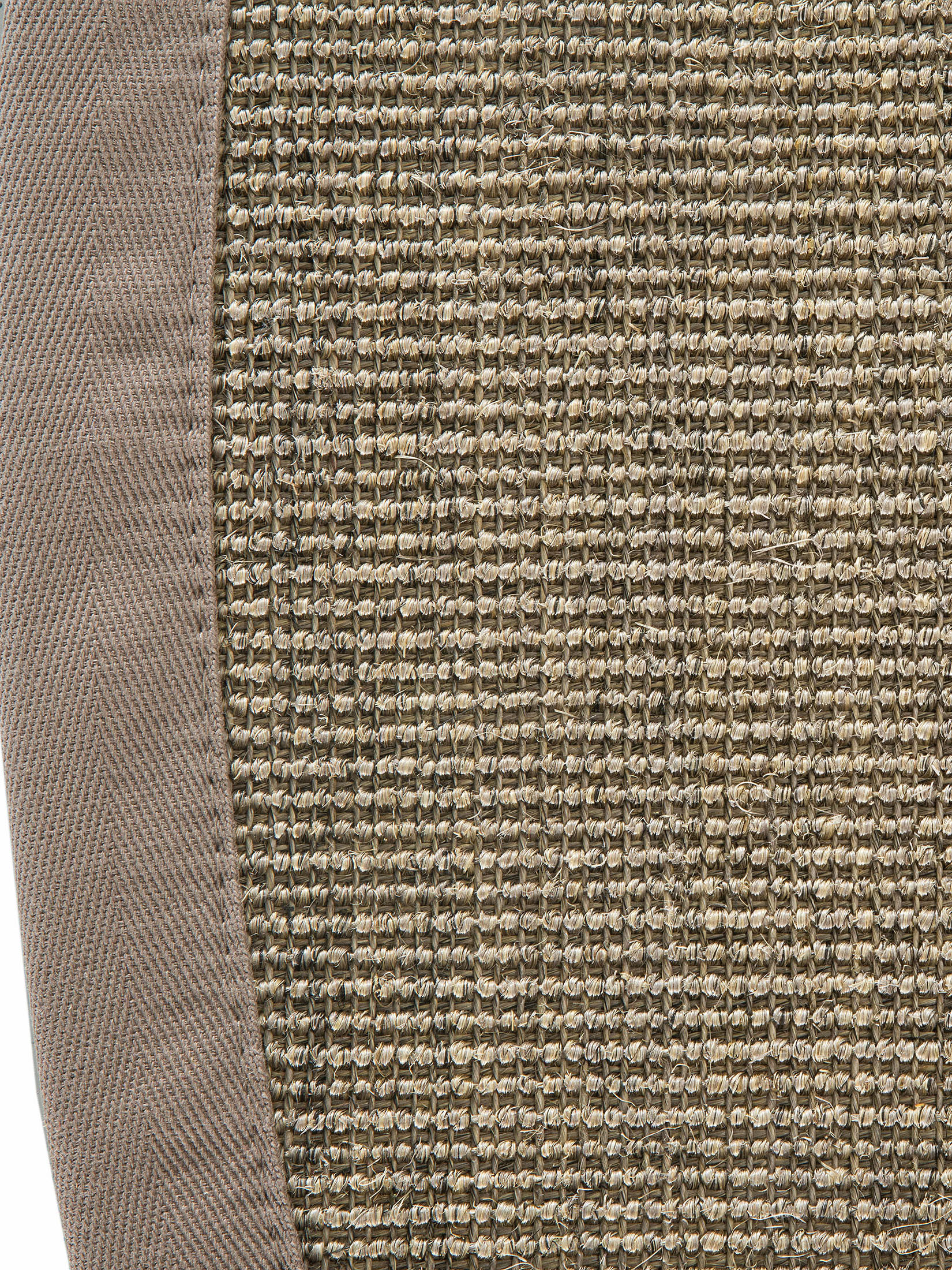 Aruba Colour Sisal-Teppich, Steingrau