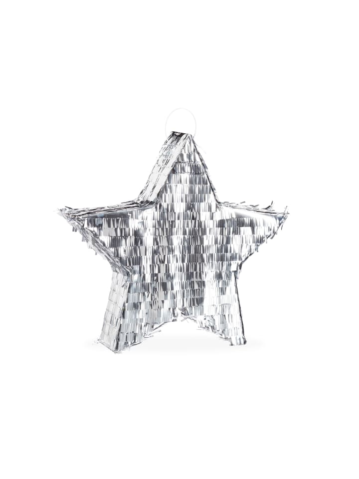 relaxdays Pinata Stern in Silber günstig kaufen onesize