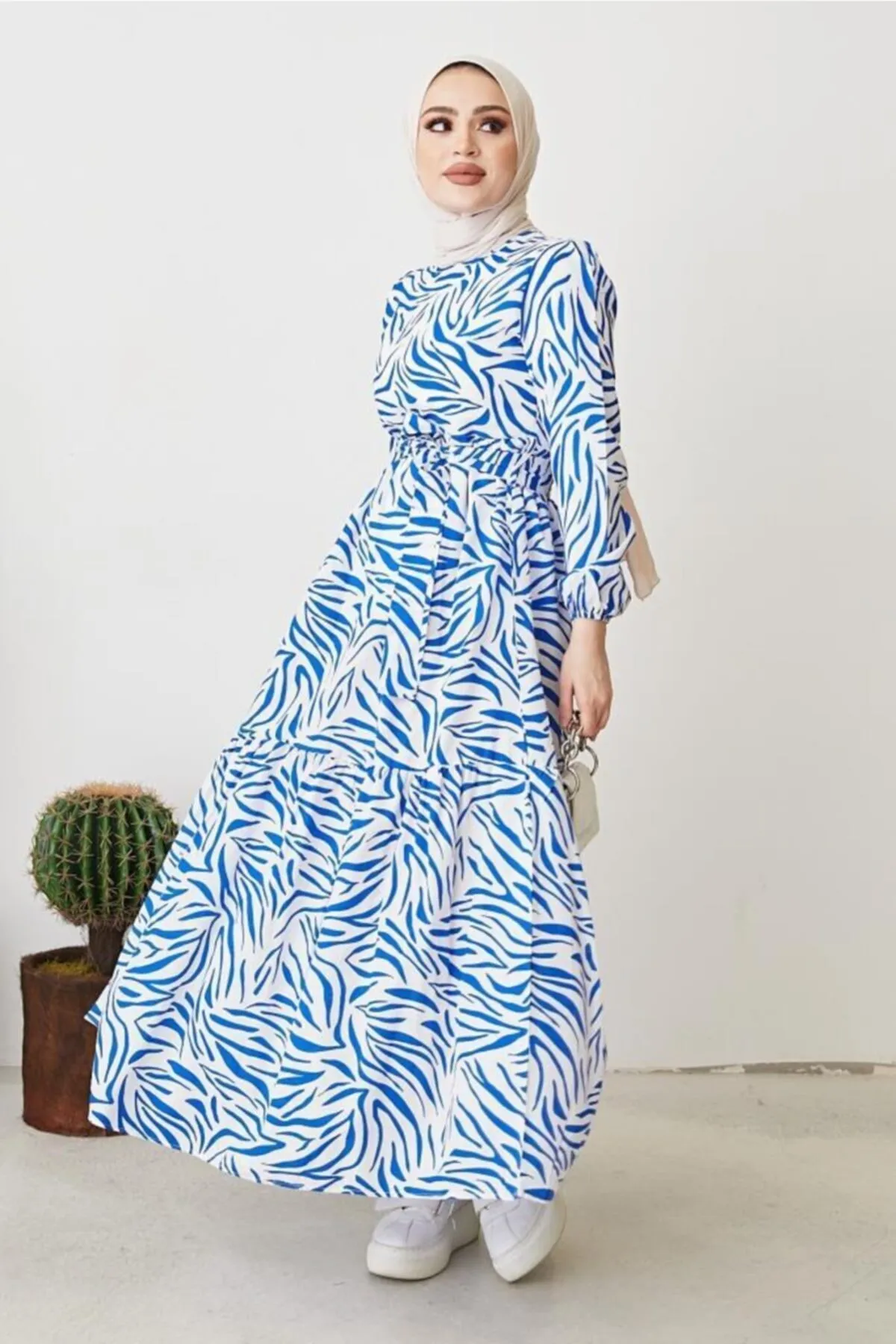 benguen  401 Kleid mit Zebramuster