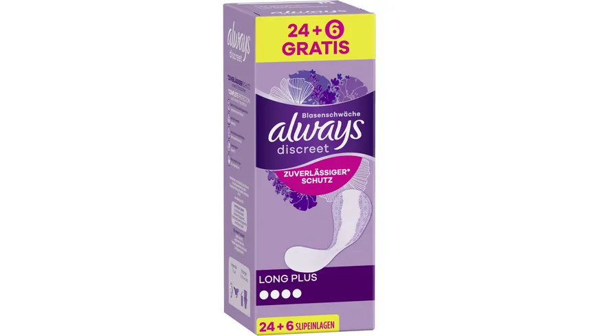 Always Discreet Inkontinenz Long Plus 24 Stück