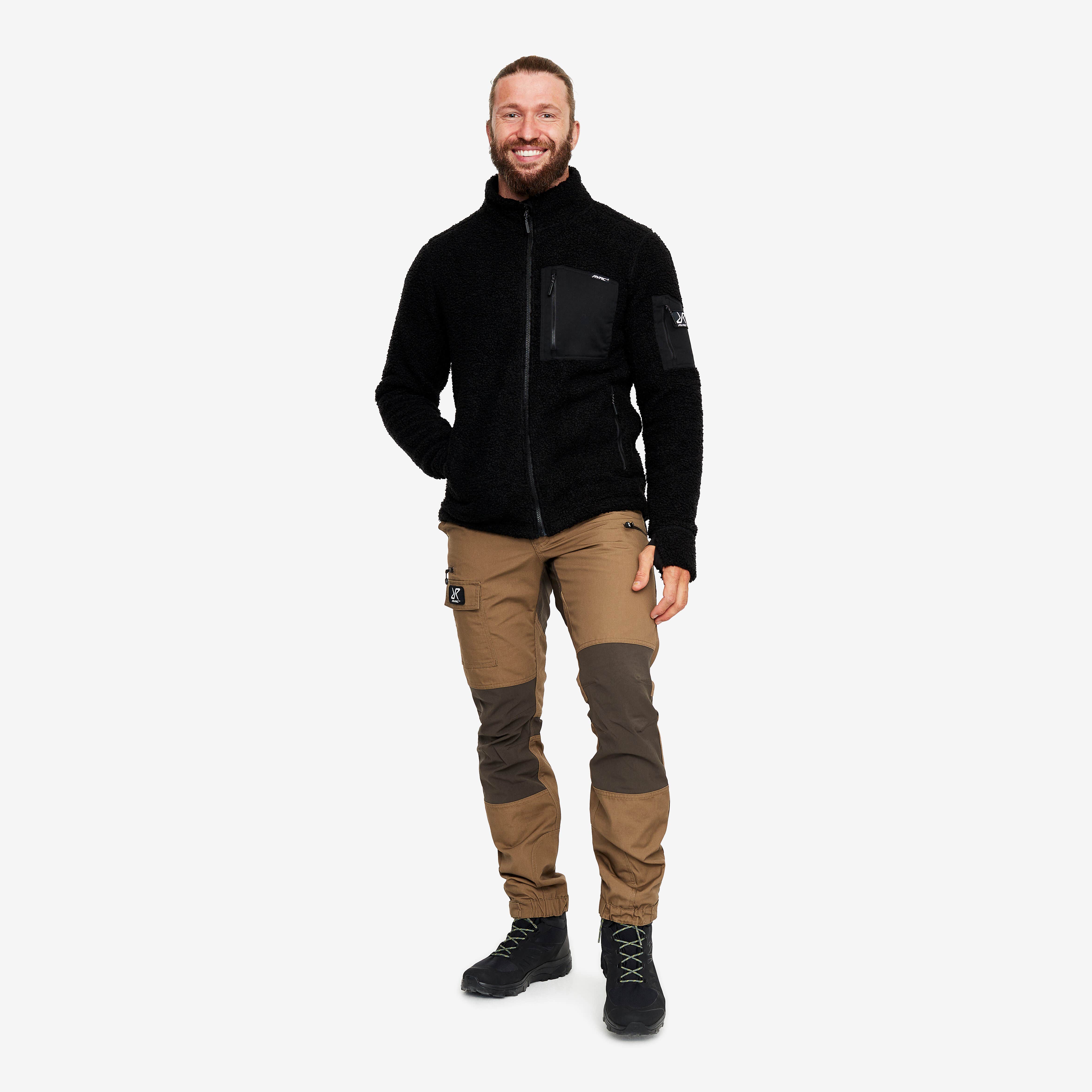 Bigfoot Pile Fleece Homme Jetblack